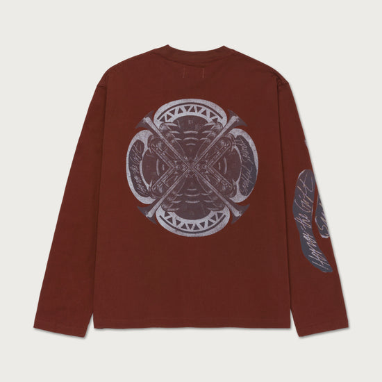 LS Music Collage Tee - Brown