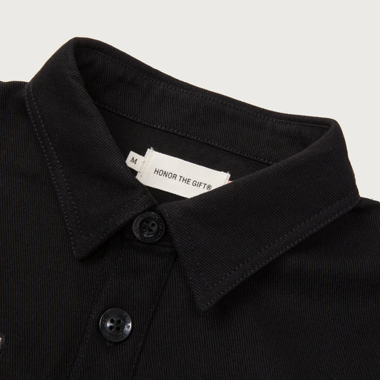 HTG® L/S Work Shirt - Black