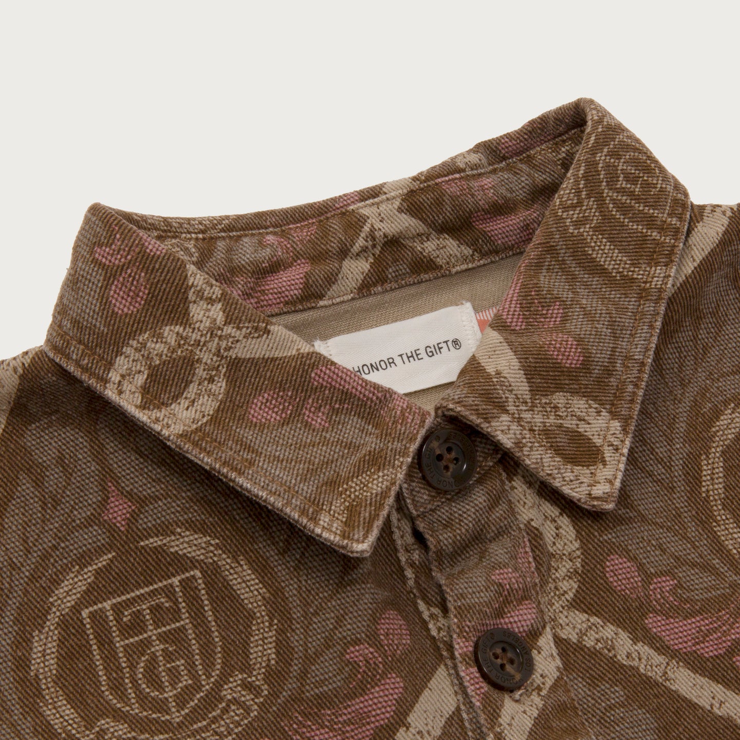 HTG® L/S Work Shirt - Brown