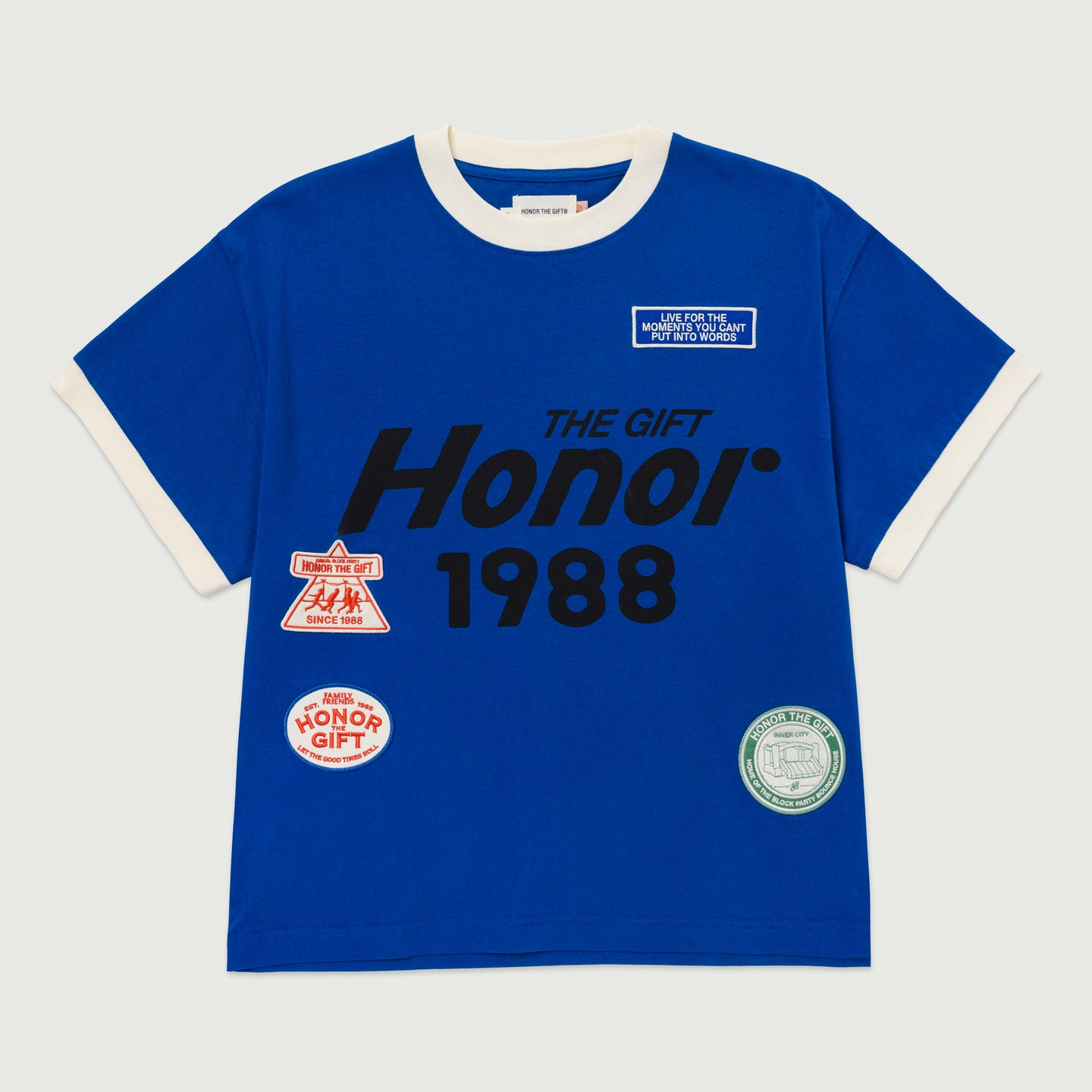 Multi Box T-Shirt - Blue