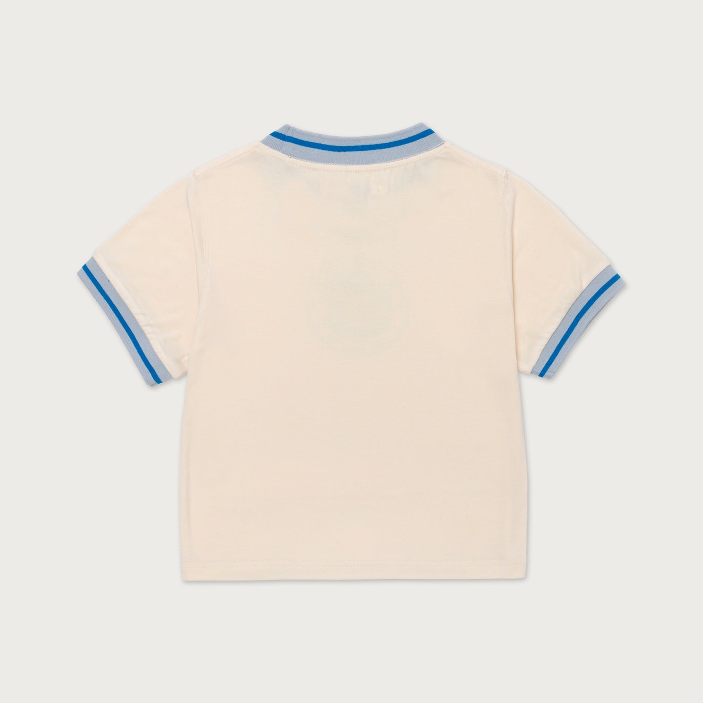 Women's Multi Color Ringer Tee - Blue