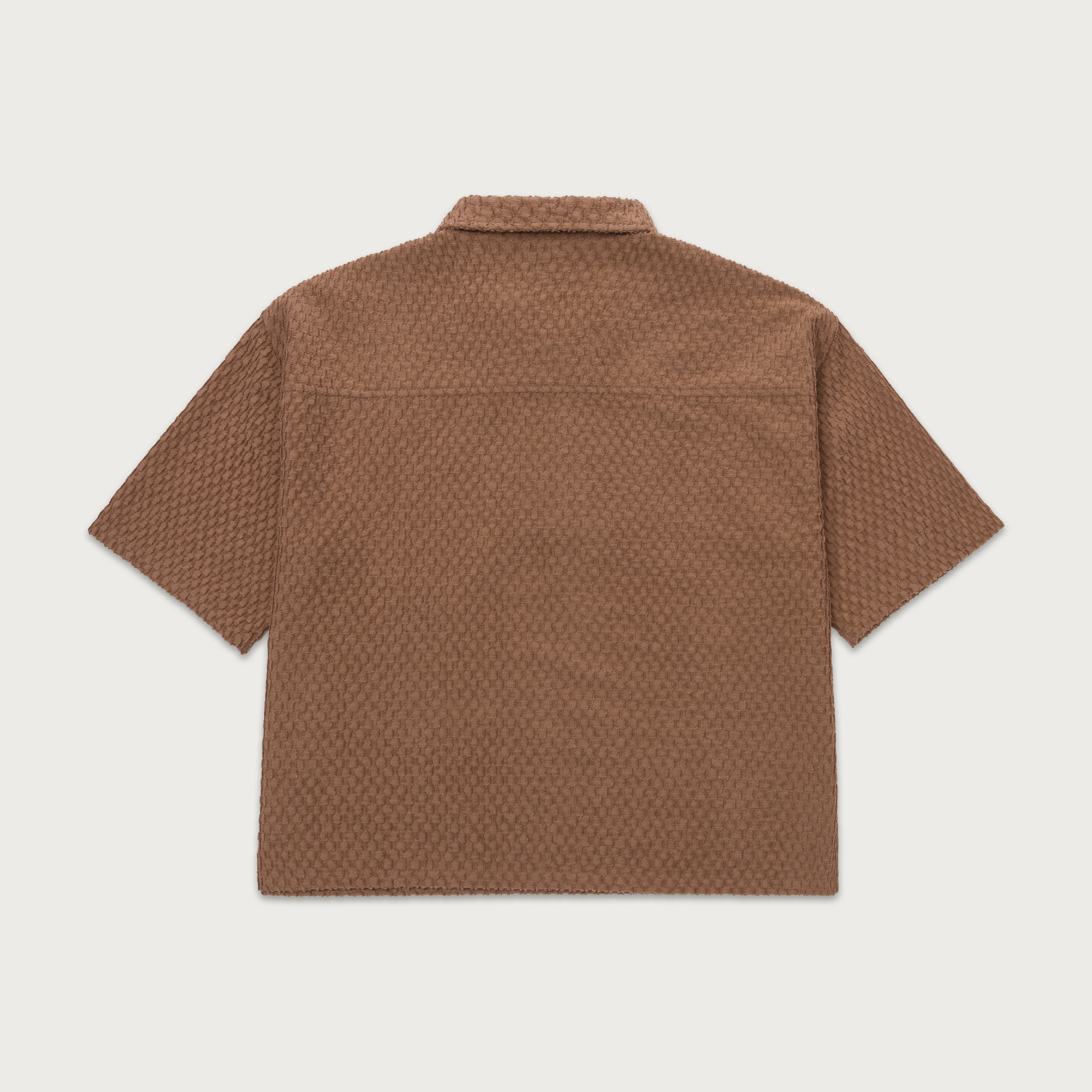 Textured Knit Qtr Zip - Brown – Honor The Gift