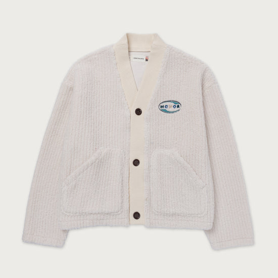 Muse Crop Cardigan - Bone