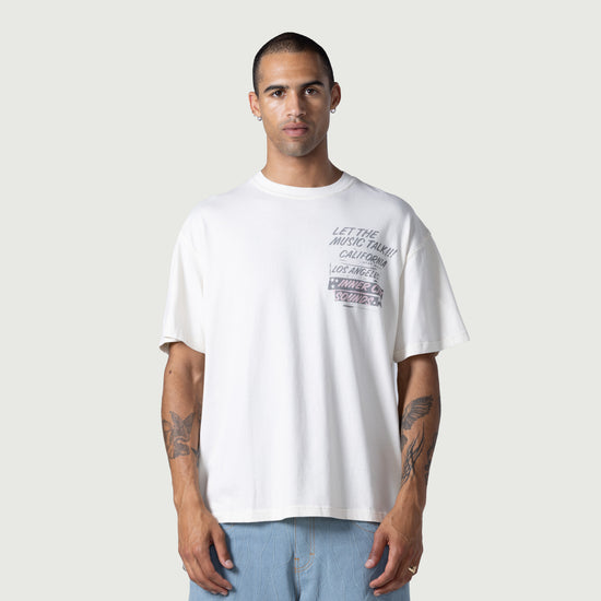 Music Language Tee - Cream