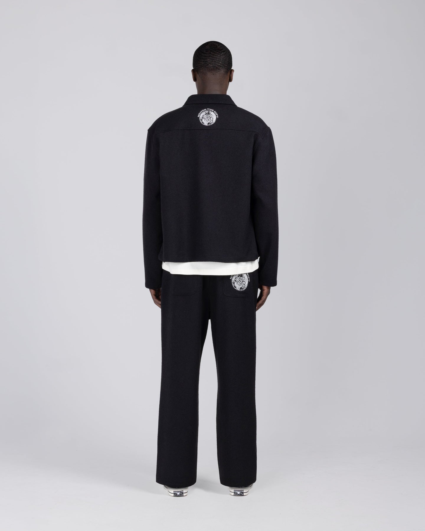 Nep Yarn Pant - Black