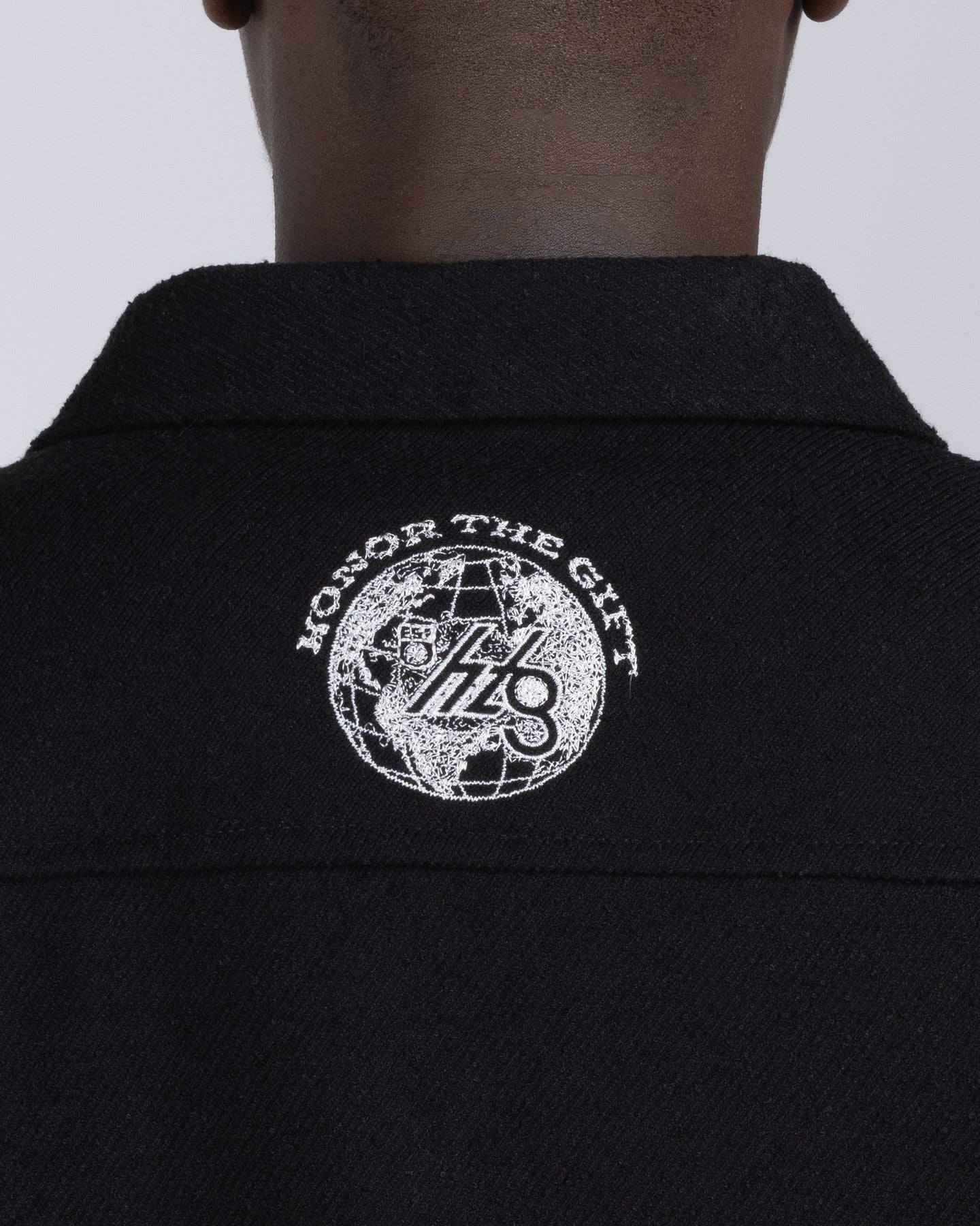 Nep Yarn Over Shirt - Black