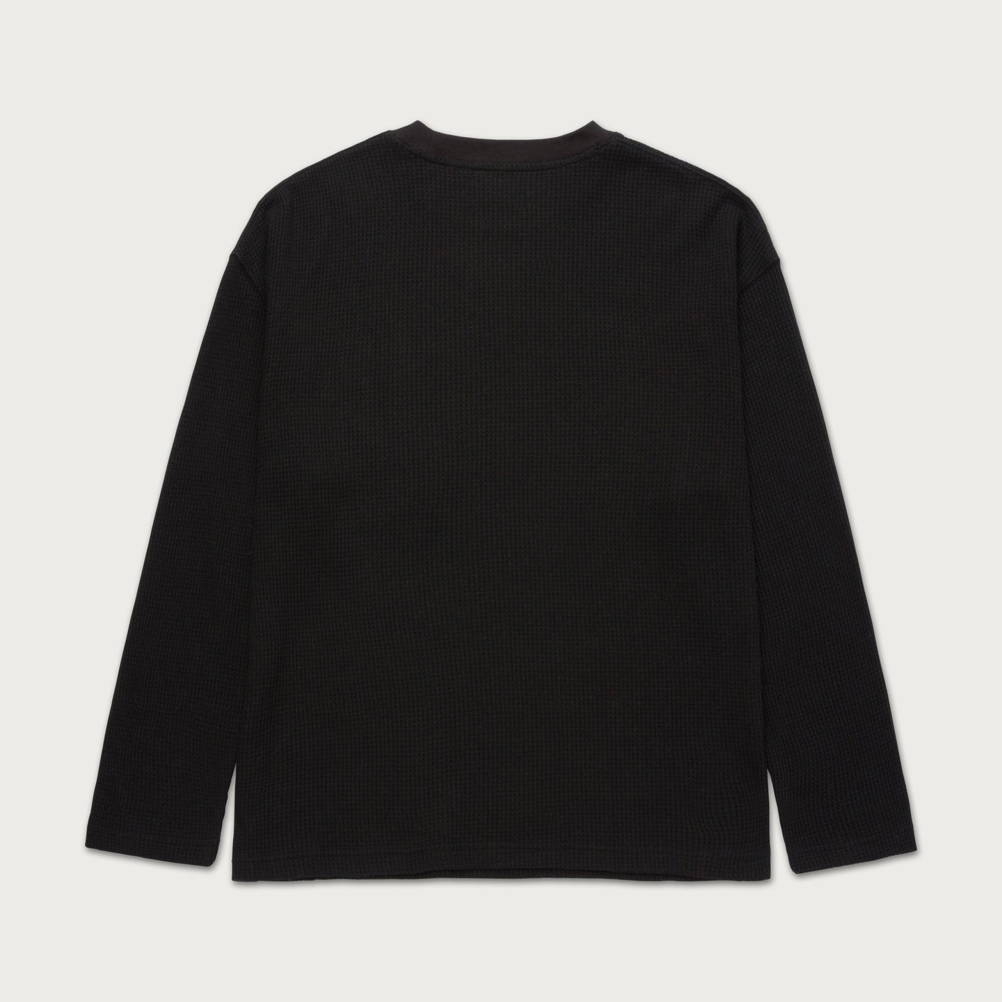 Notes LS Waffle - Black