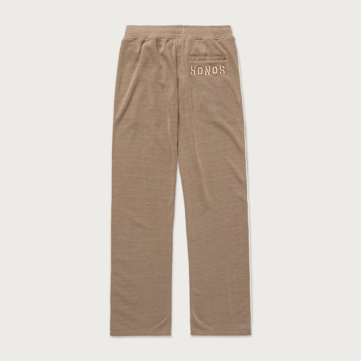 Novelty Knit Track Pant - Brown