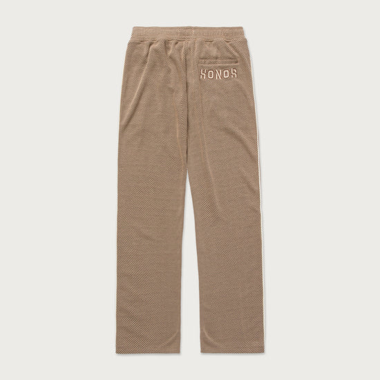 Novelty Knit Track Pant - Brown