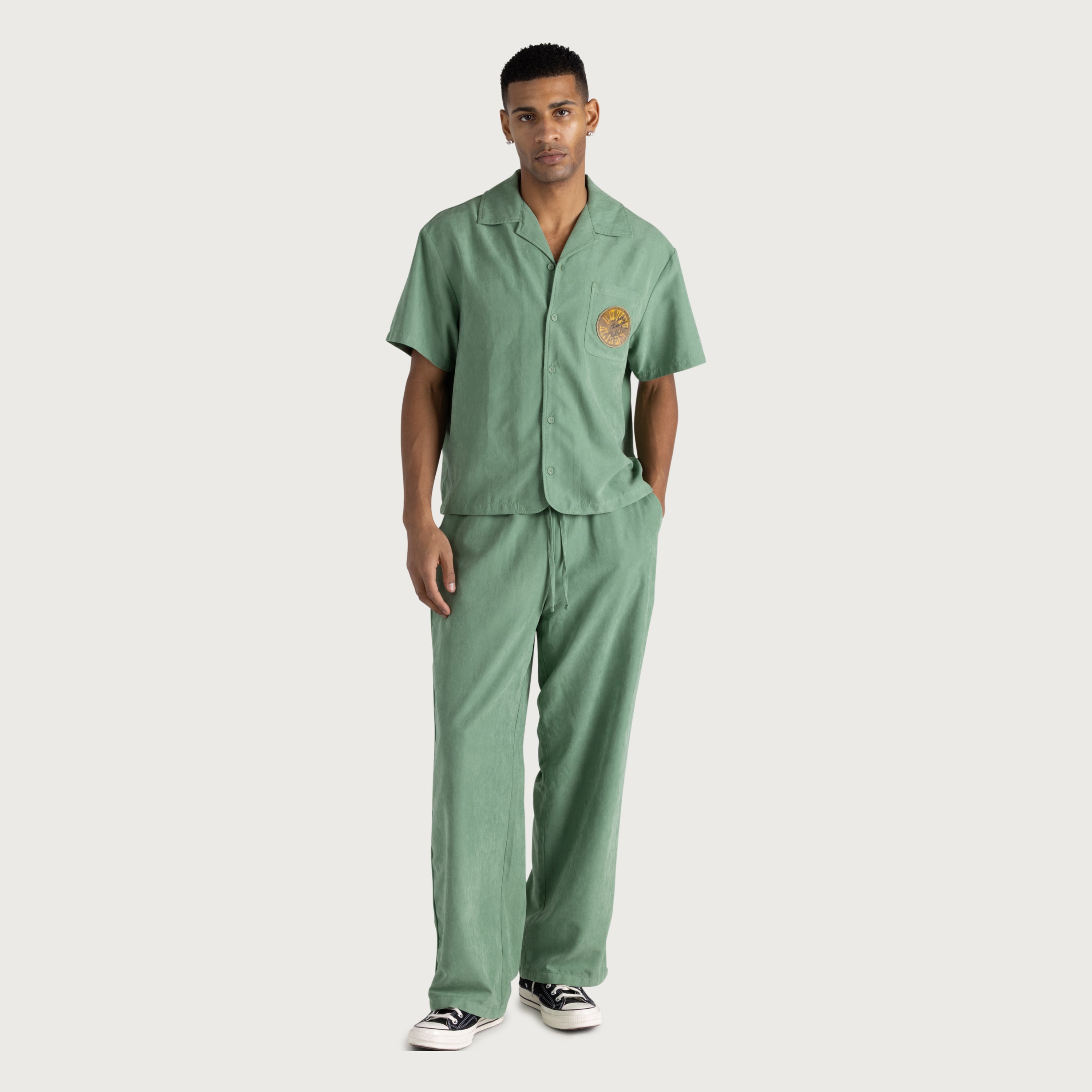 Brushed Poly Pant - Mint