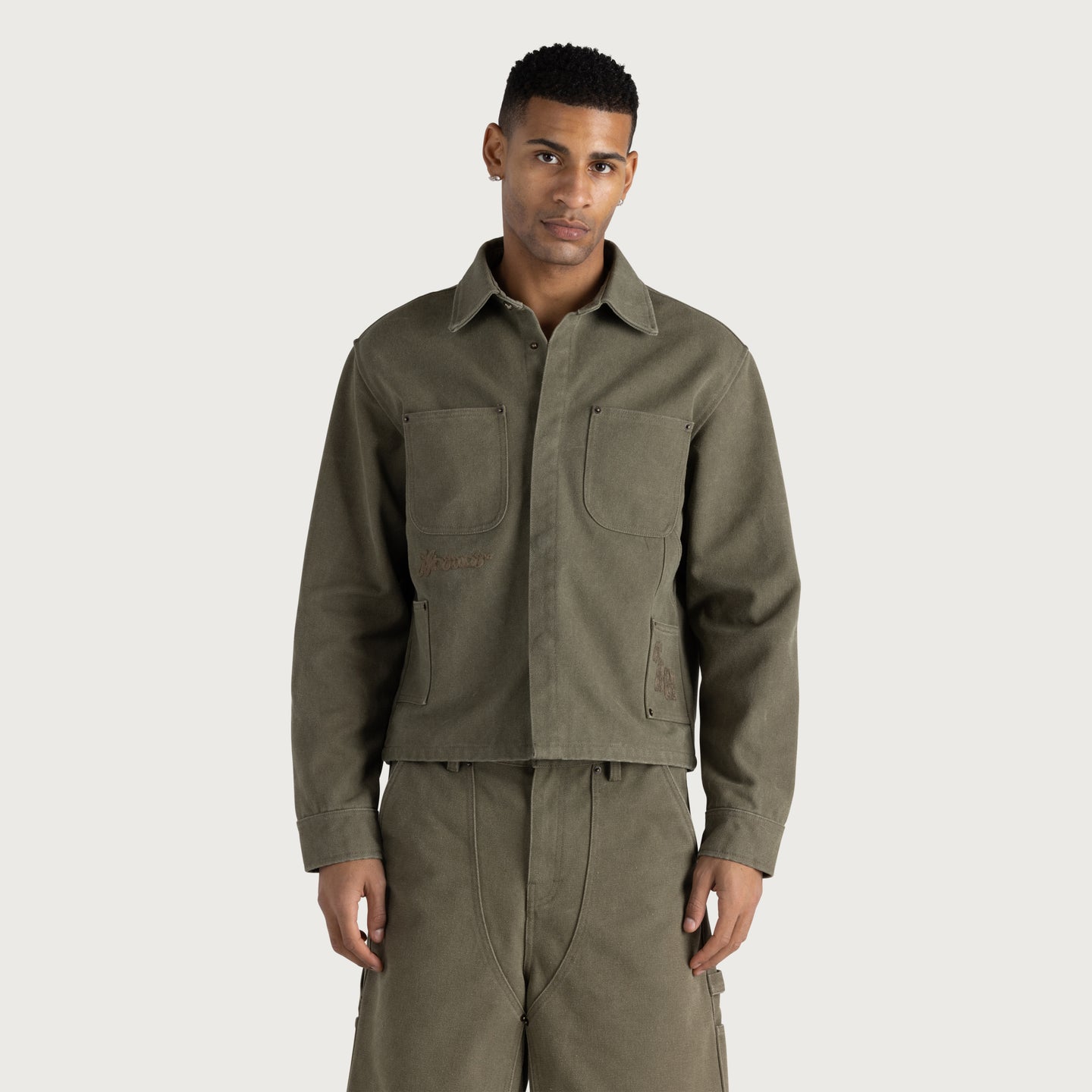 #88 Carpenter Shirt - Pebble