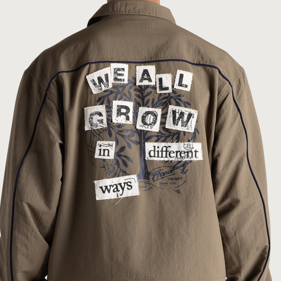 Growth Track Jacket - Pebble