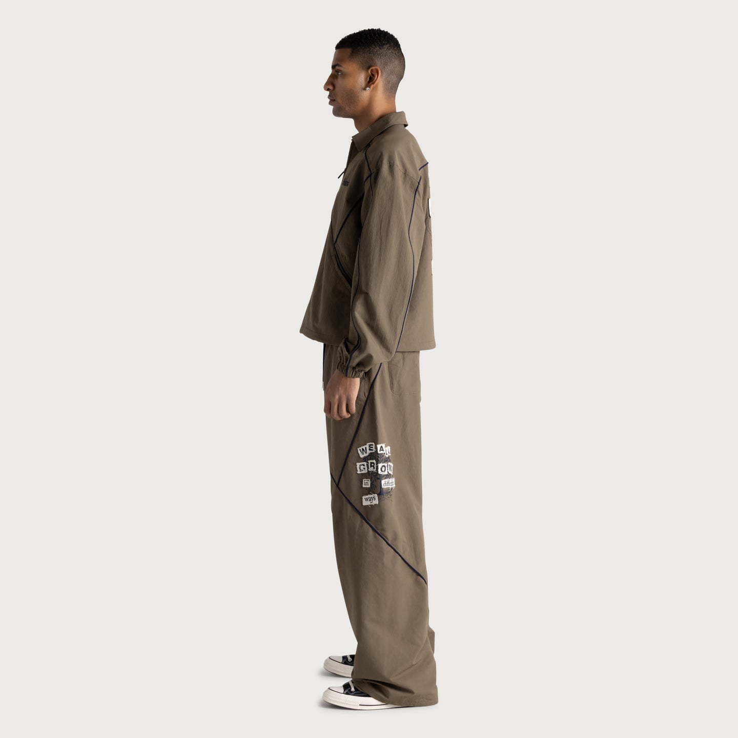 Growth Track Pant - Pebble