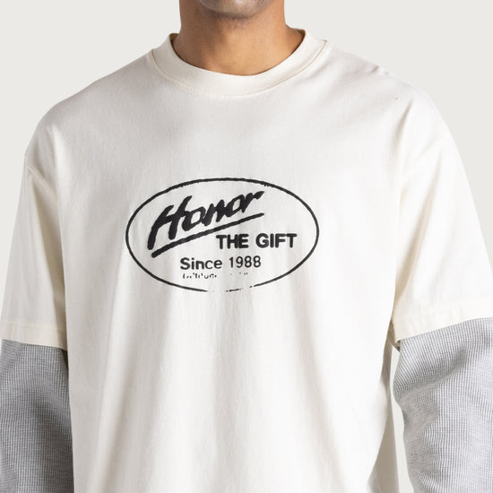 Just Be L/S Tee - White