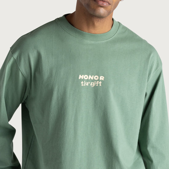 Running Shit L/S Tee - Mint