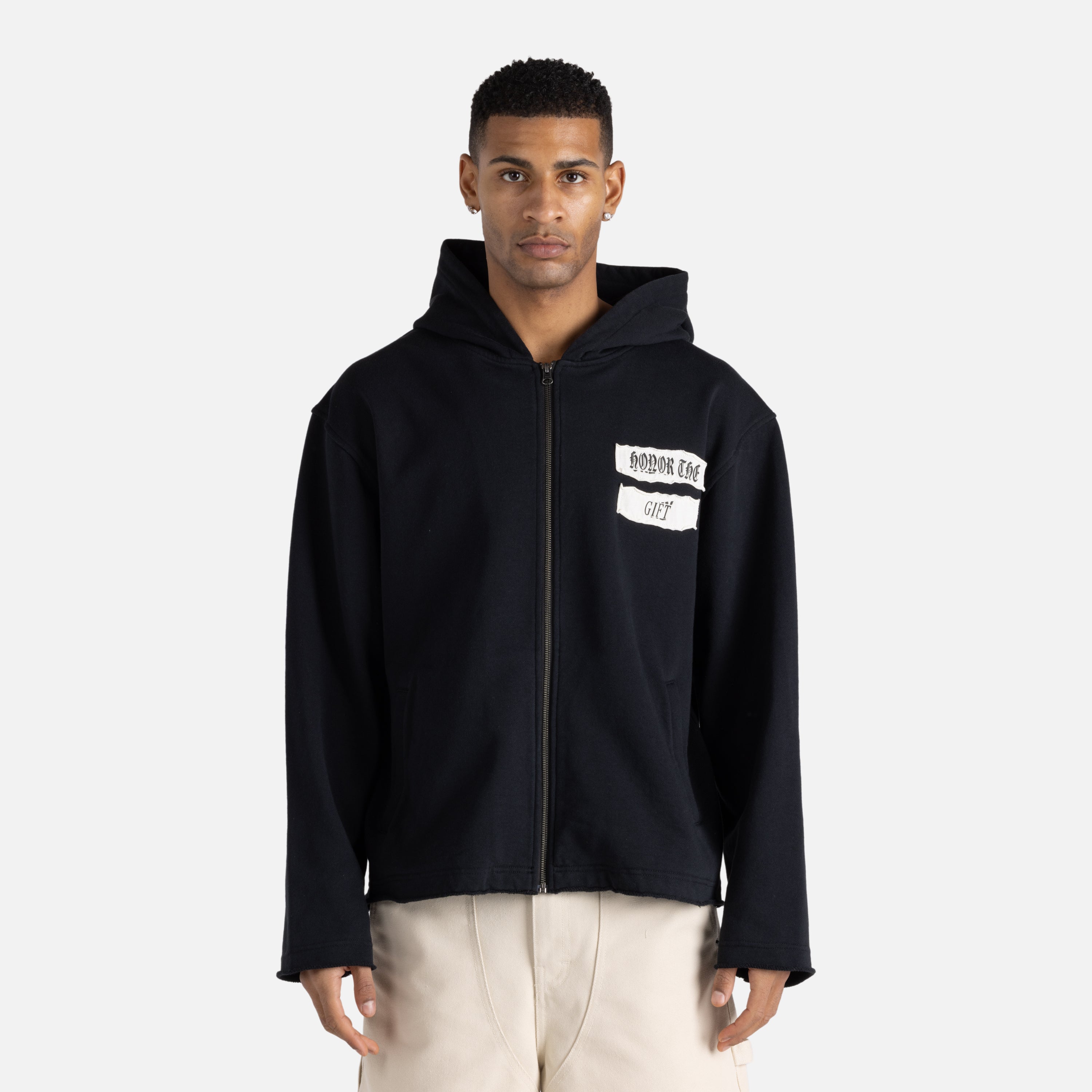 Running Shit Since 1988 Zip Hoodie - Black