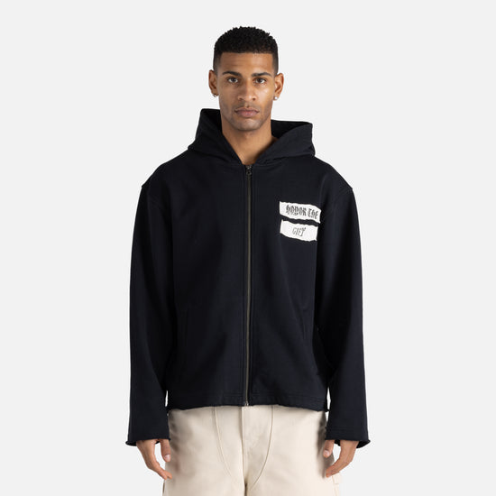 Running Shit Since 1988 Zip Hoodie - Black