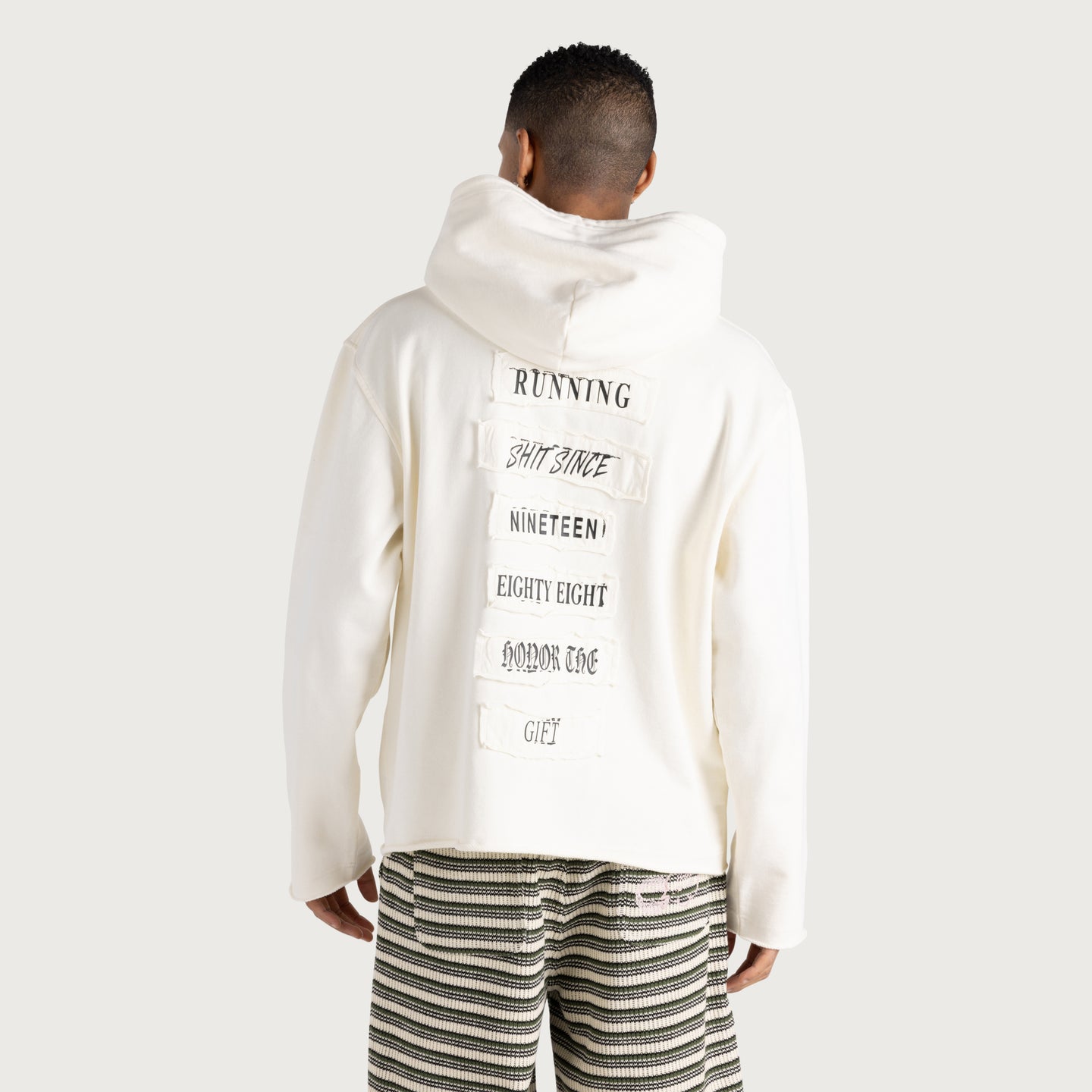 Running Shit Since 1988 Zip Hoodie - White