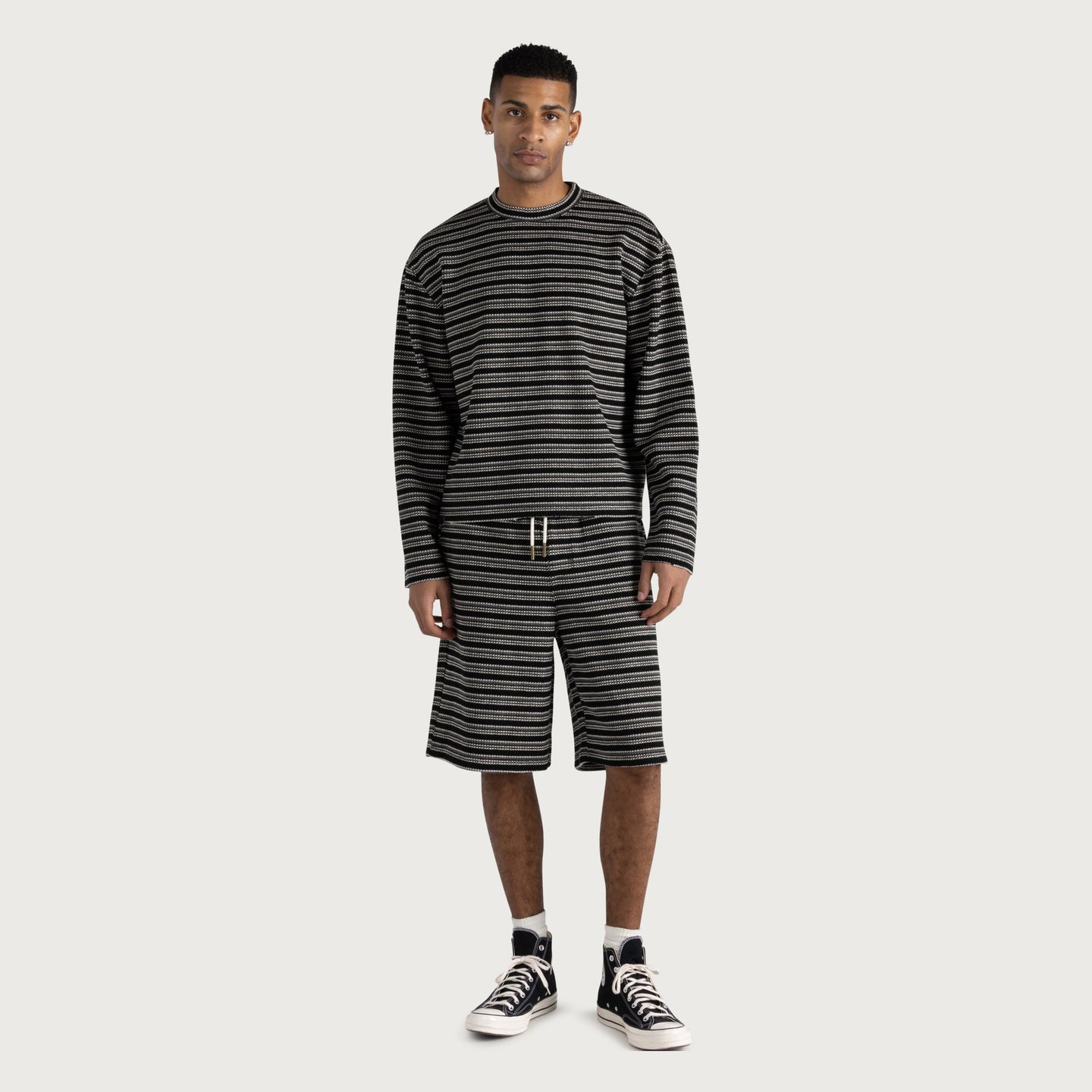 Speak Striped Short - Black