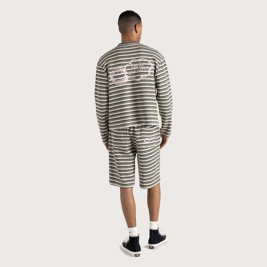 Speak Striped Short - Olive