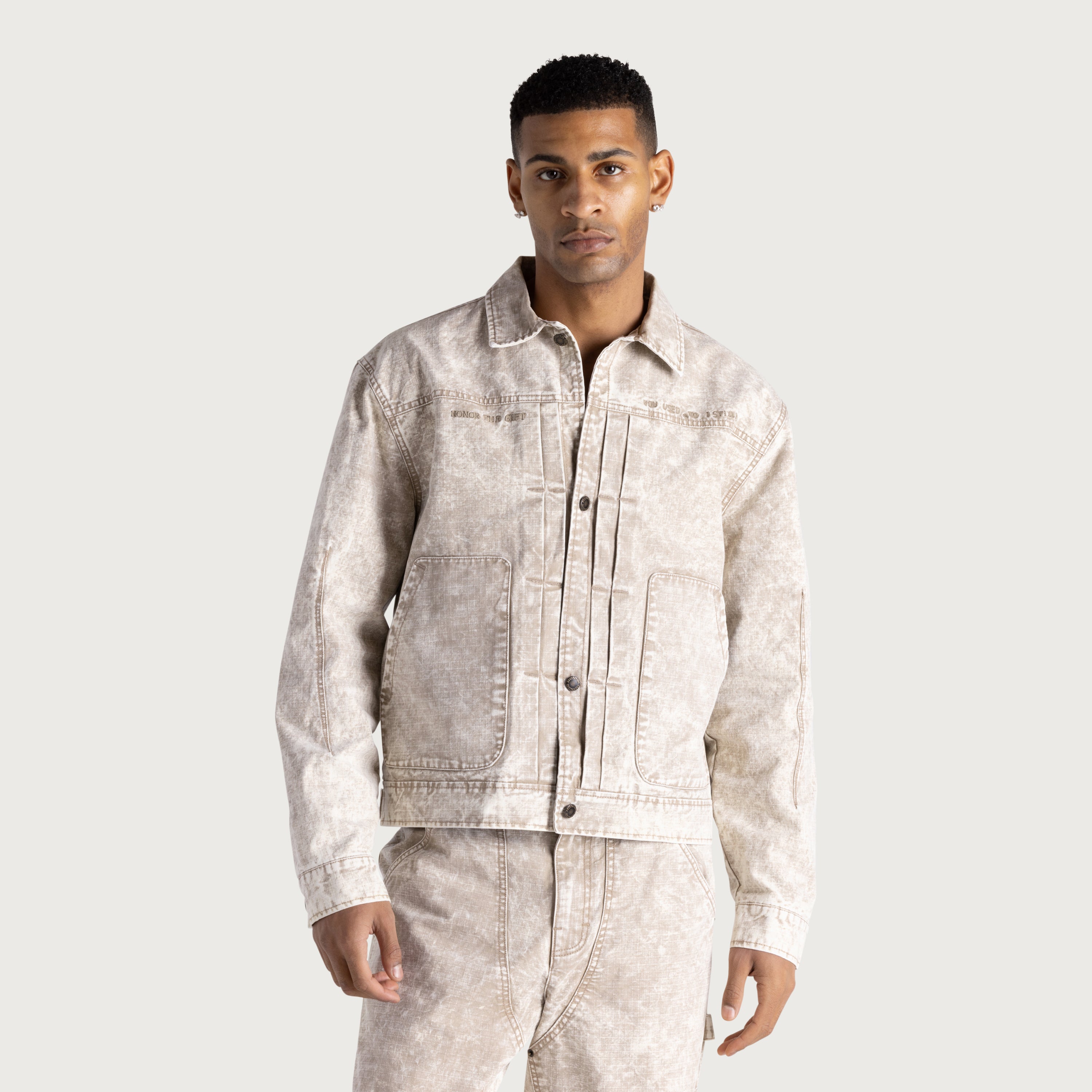 Still Do Ripstop Jacket - Bone