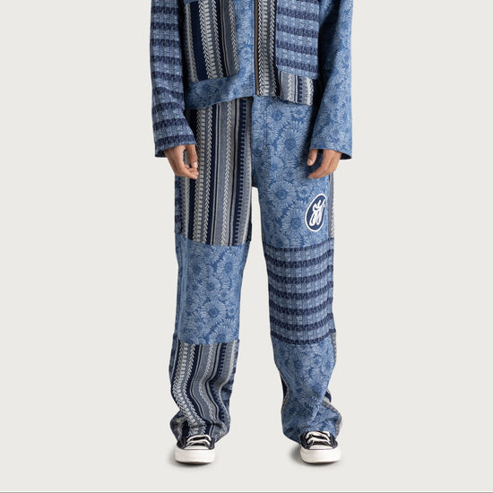 Indigo Tapestry Pant - Indigo