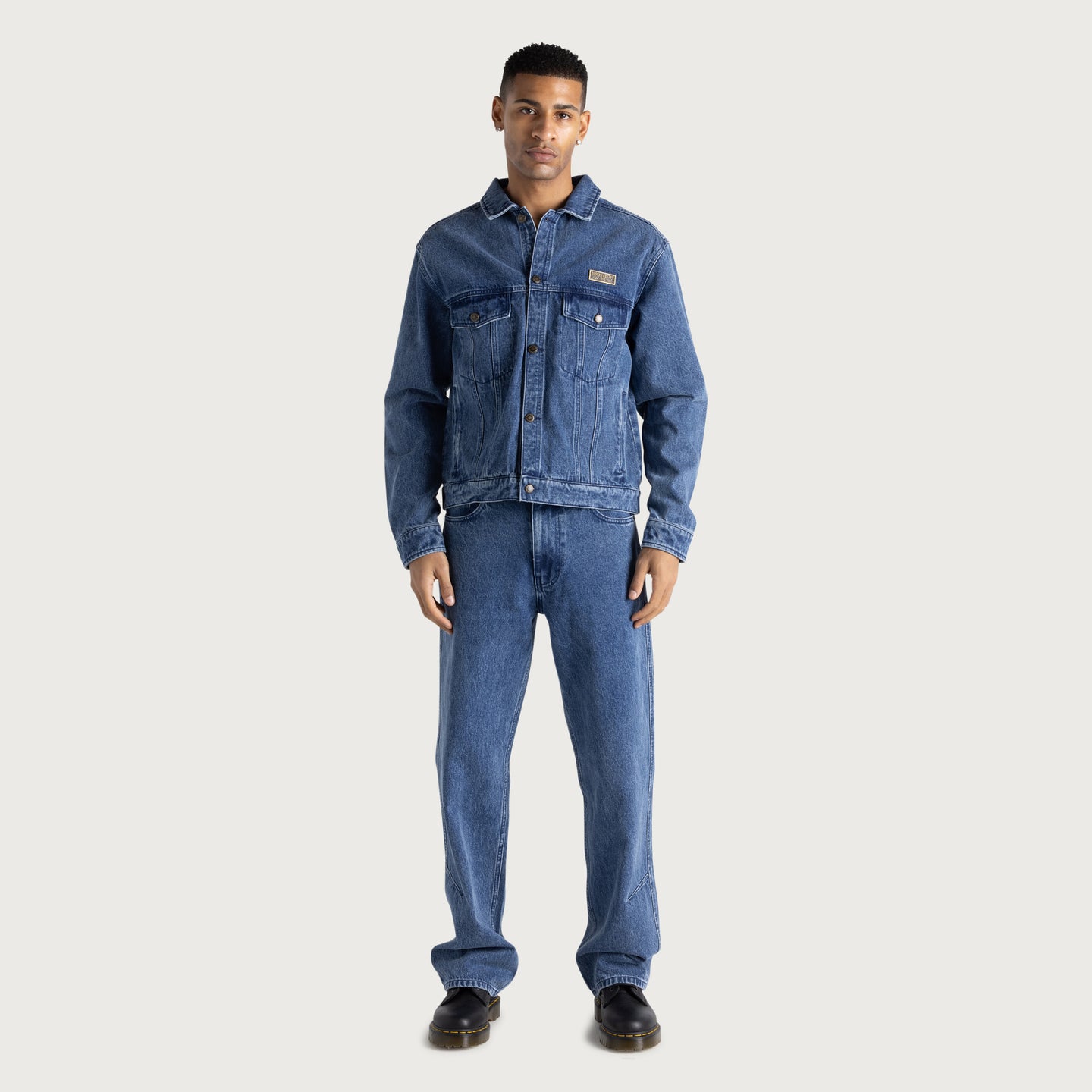 Washed Twill Pant - Indigo