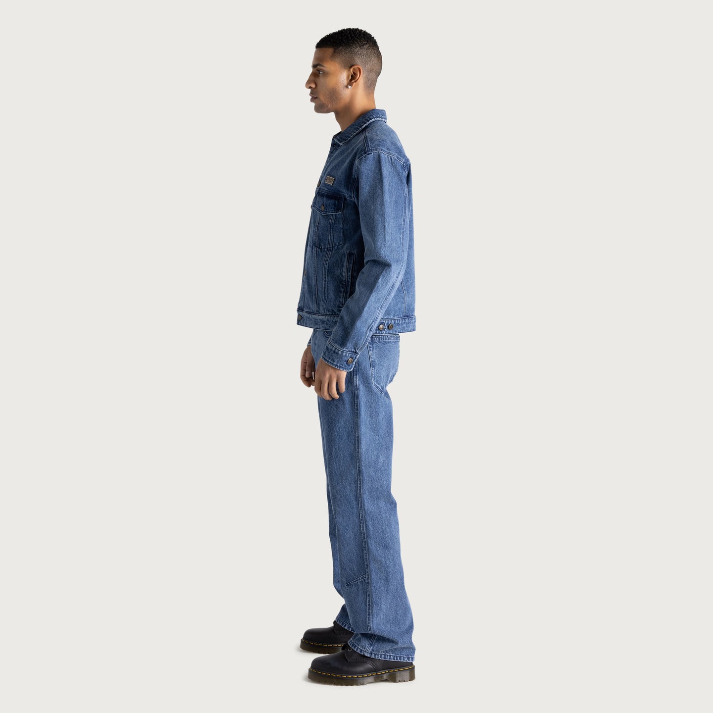 Washed Twill Pant - Indigo