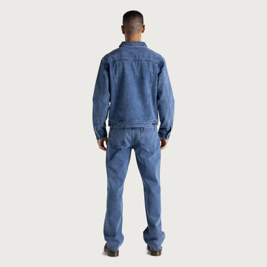Washed Twill Pant - Indigo
