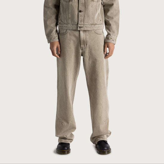 Washed Twill Pant - Taupe
