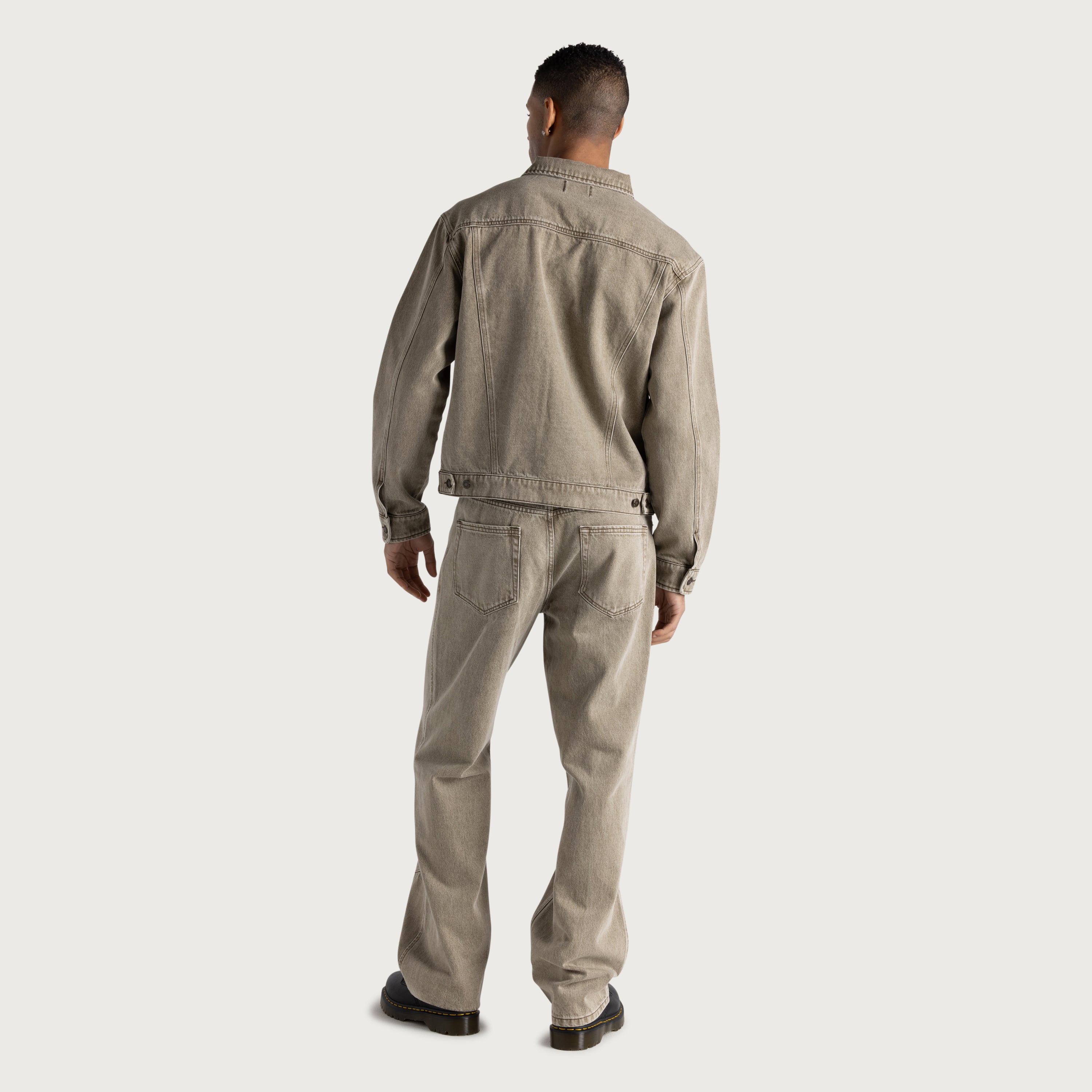 Washed Twill Pant - Taupe