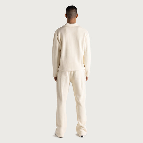 Wavy Knit Pant - Bone