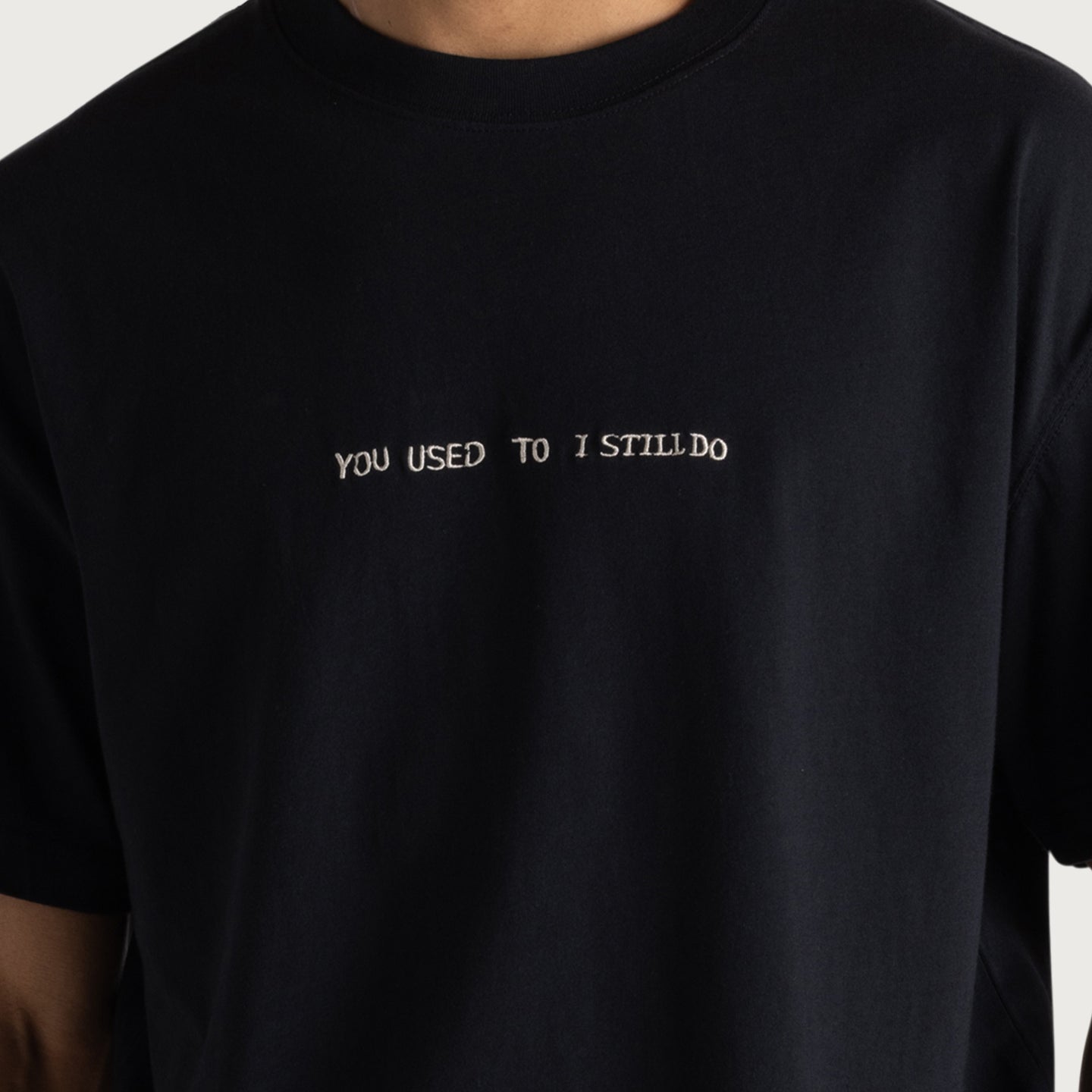 You Used To I Still Do Tee - Black