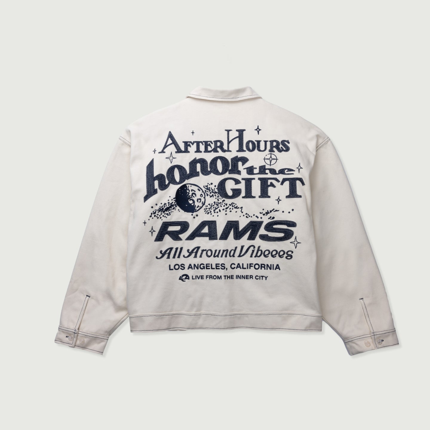 Rams Canvas Jacket - Cream