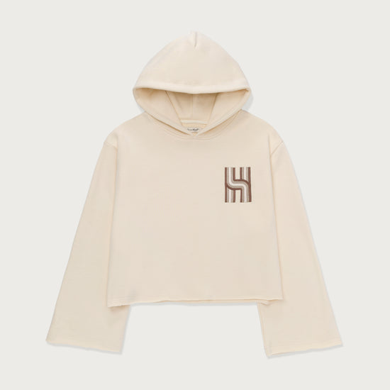 Womens Oversized Hoodie - Cream