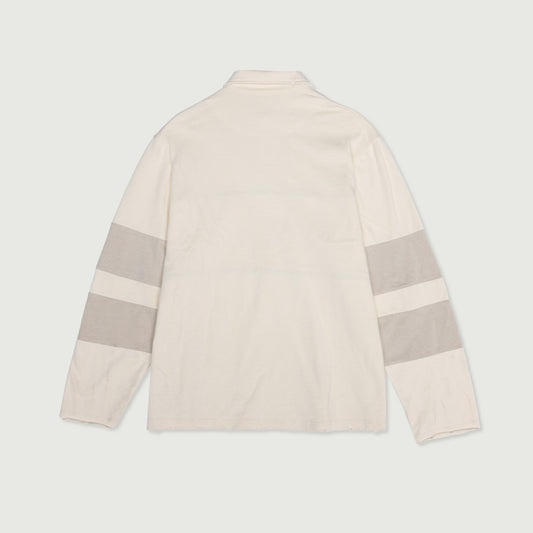 Womens Oversized Rugby Top - Bone