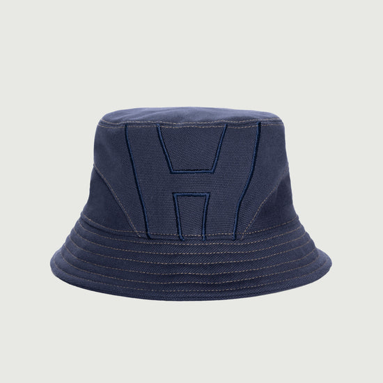 Panel H Bucket Hat - Navy