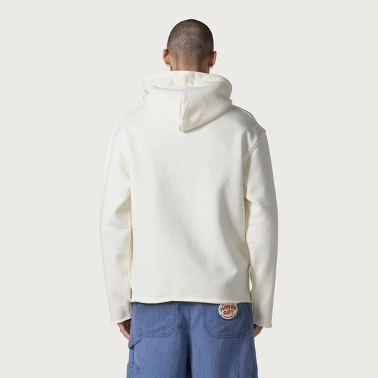 Patchwork Party Hoodie - Bone