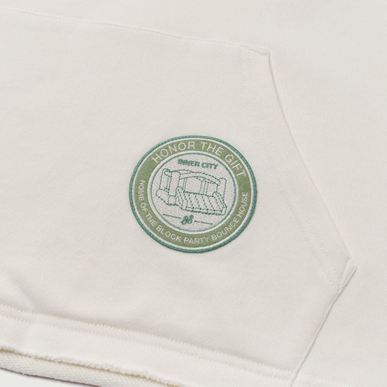 Patchwork Party Hoodie - Bone