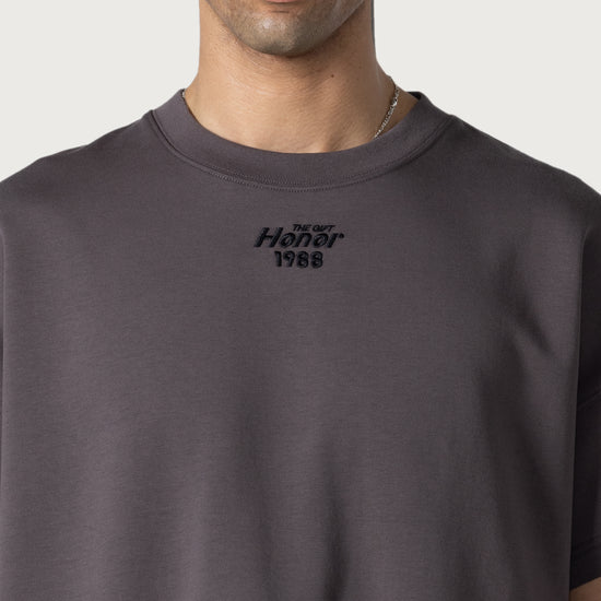 Pendant Box T-Shirt - Charcoal