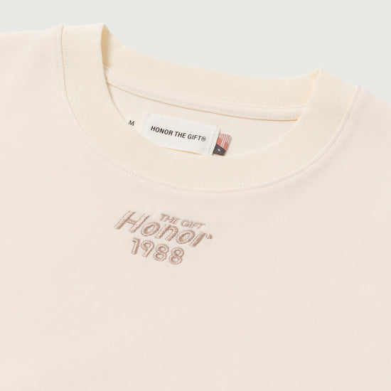 Pendant Box T-Shirt - Bone