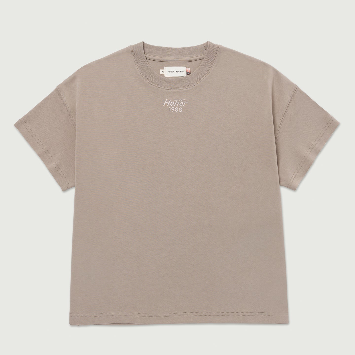 Pendant Box T-Shirt - Stone