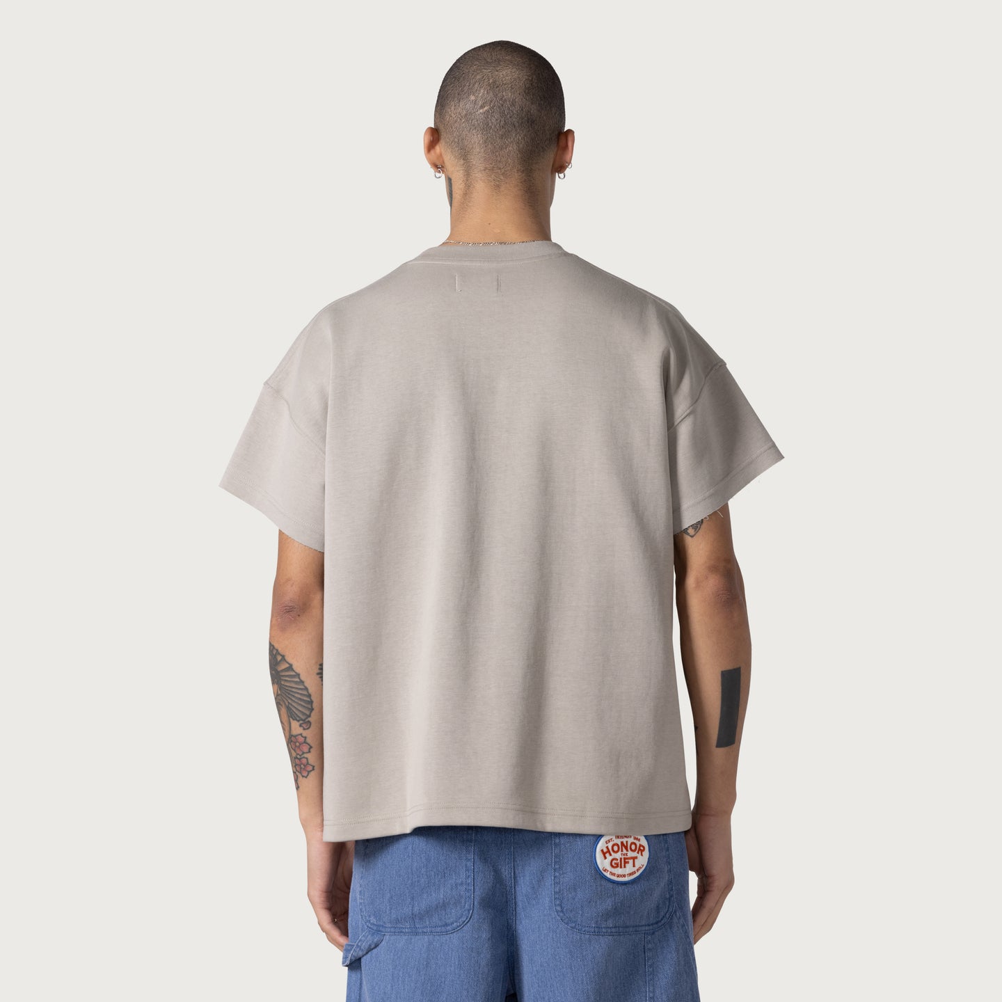 Pendant Box T-Shirt - Stone