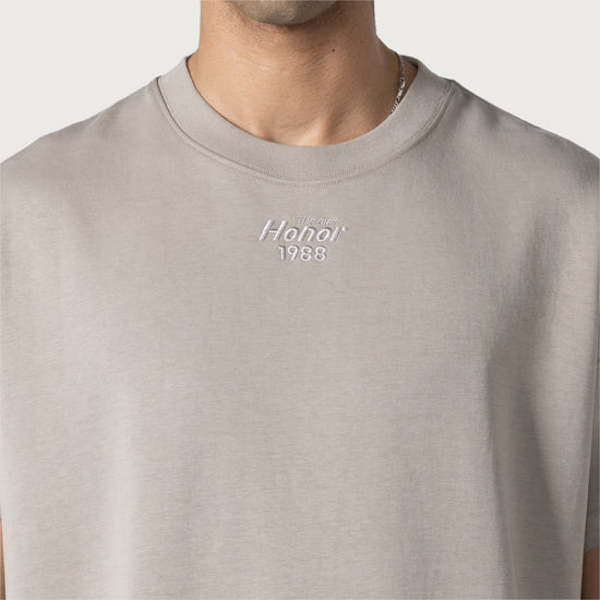 Pendant Box T-Shirt - Stone