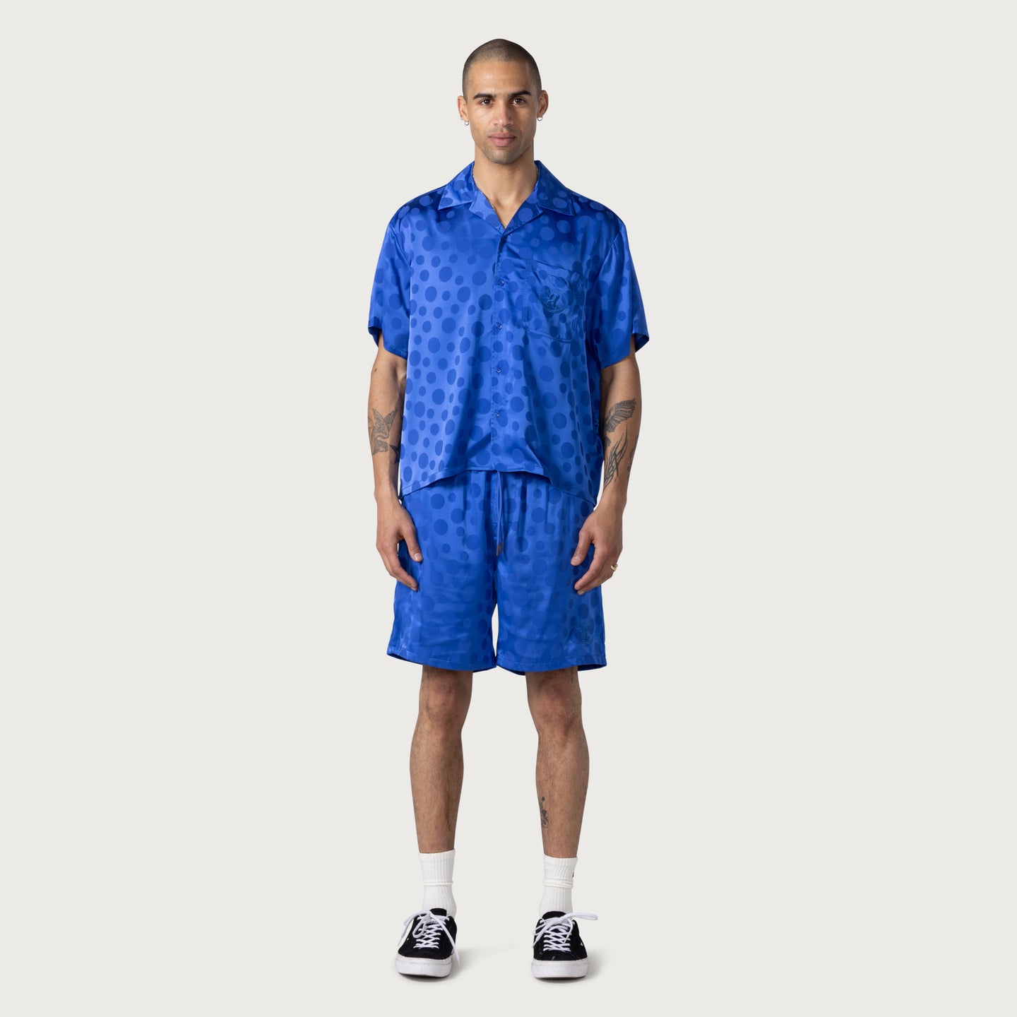 Polka Dot Short - Blue