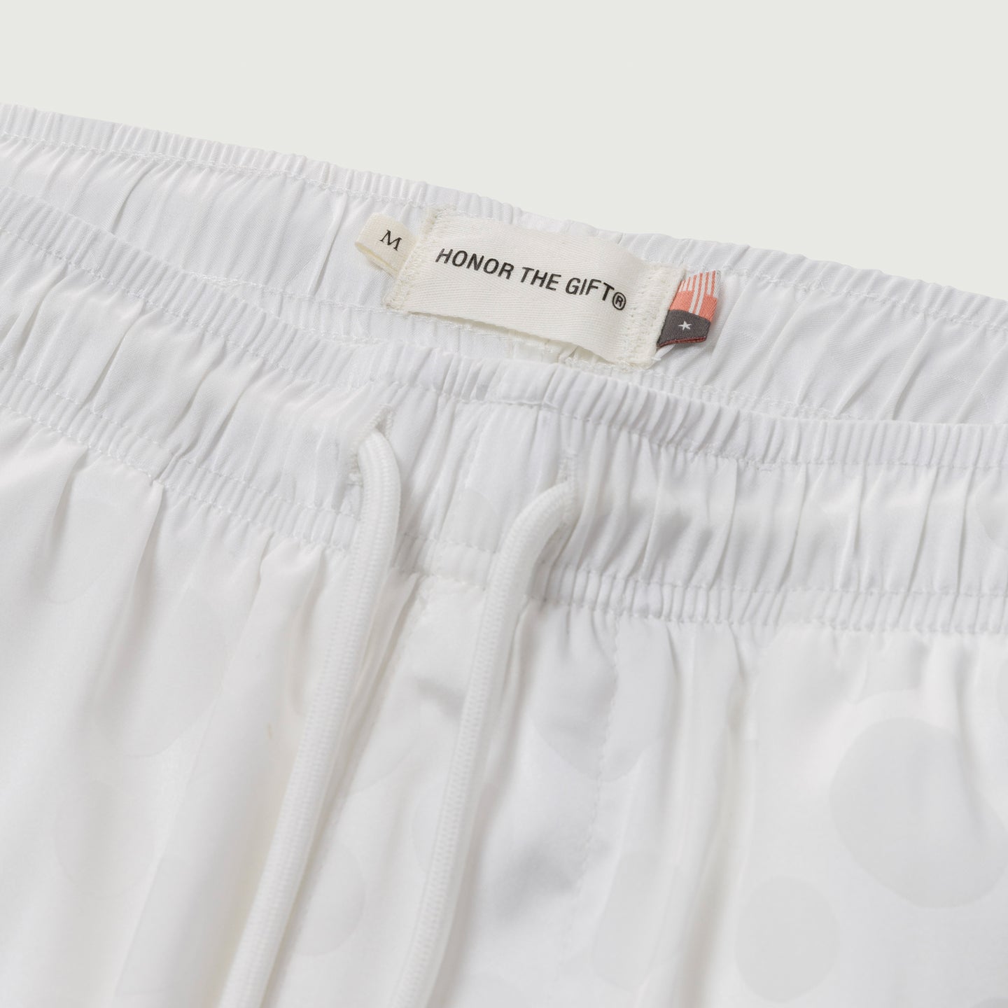 Polka Dot Short - White