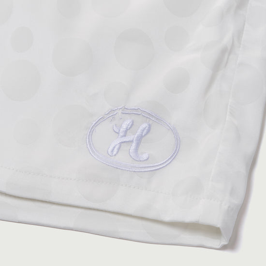 Polka Dot Short - White