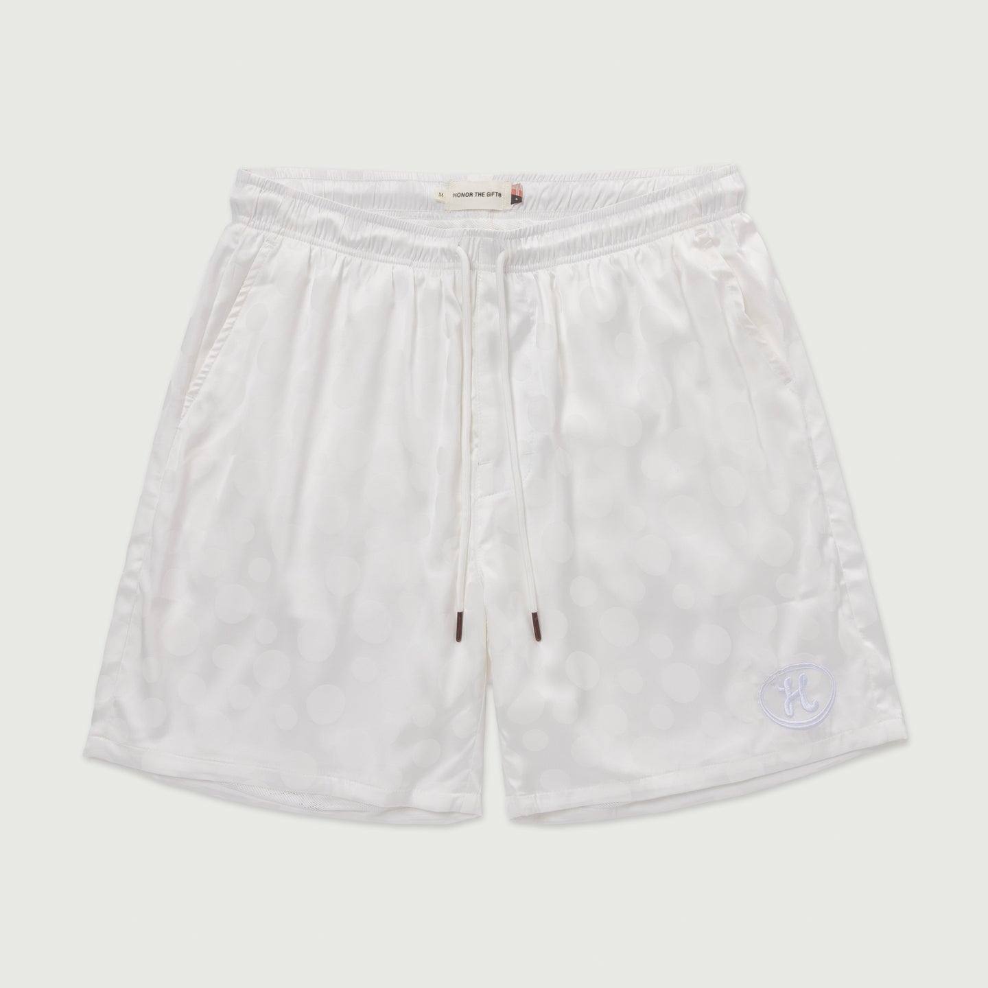 Polka Dot Short - White