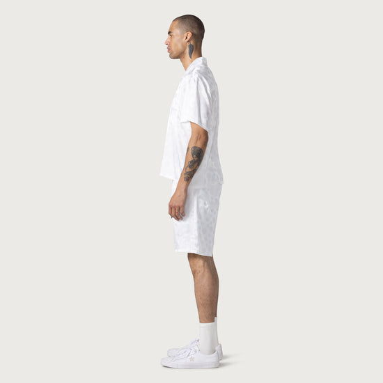 Polka Dot Short - White