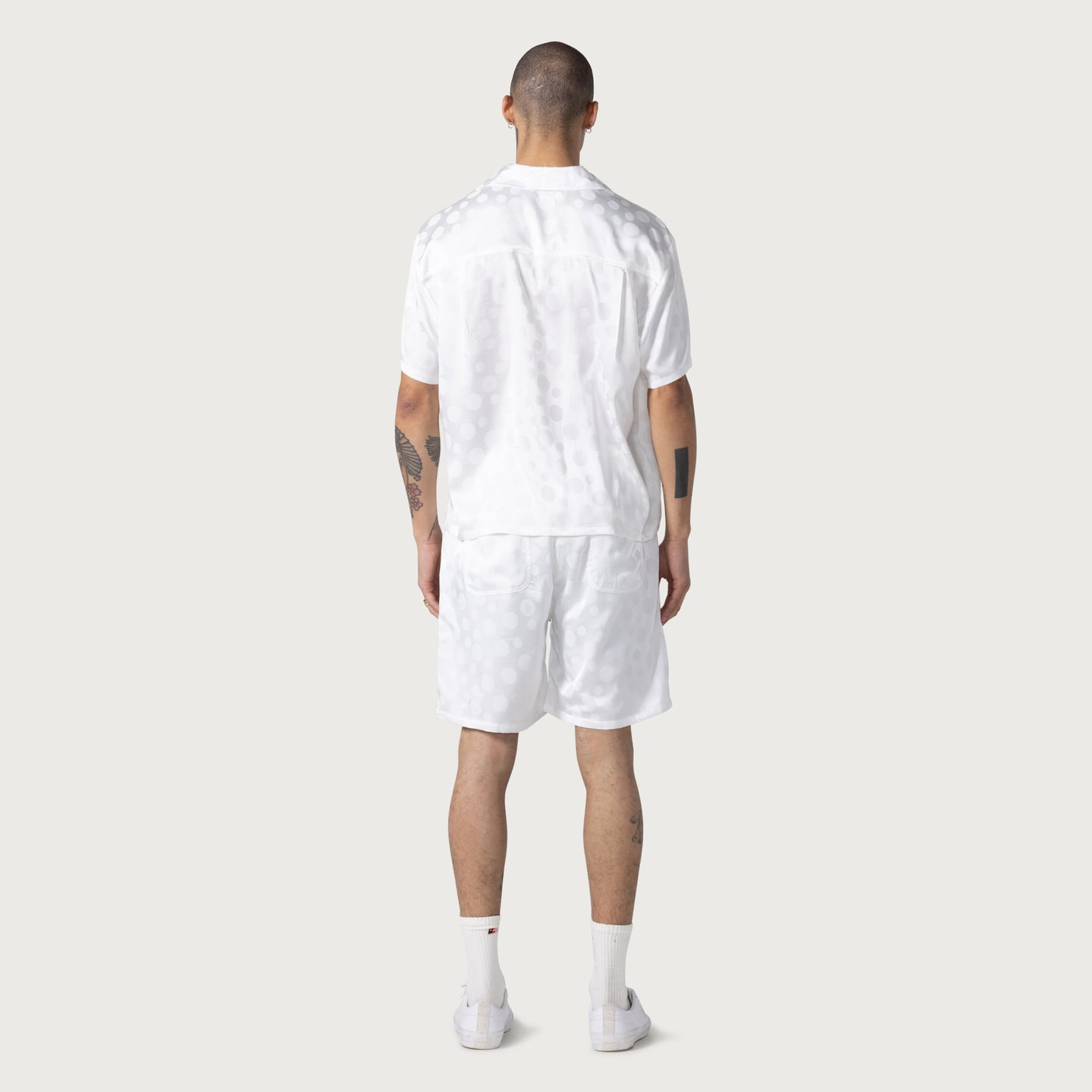 Polka Dot Short - White